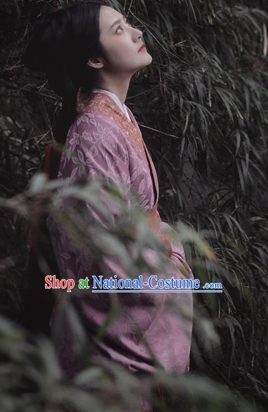 China Han Dynasty Palace Lady Garment Costumes Traditional Historical Clothing Ancient Young Beauty Hanfu Dress Apparels