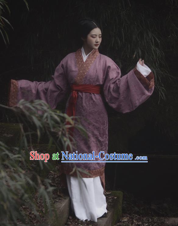 China Han Dynasty Palace Lady Garment Costumes Traditional Historical Clothing Ancient Young Beauty Hanfu Dress Apparels