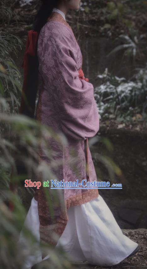 China Han Dynasty Palace Lady Garment Costumes Traditional Historical Clothing Ancient Young Beauty Hanfu Dress Apparels