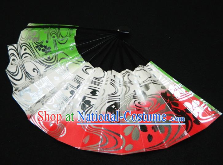 Japan Classical Dance Folding Fan Traditional Printing Sakura Fan Handmade Craft Fans Geisha Performance Accordion