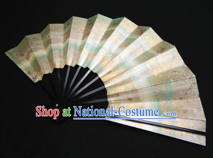 Japan Classical Dance Folding Fan Traditional Fan Handmade Bamboo Craft Fans Geisha Performance Accordion