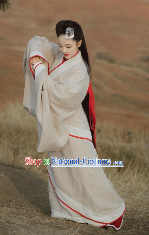 China Ancient Palace Lady Clothing Han Dynasty Imperial Consort Hanfu Dress Traditional Court Beauty Historical Costume