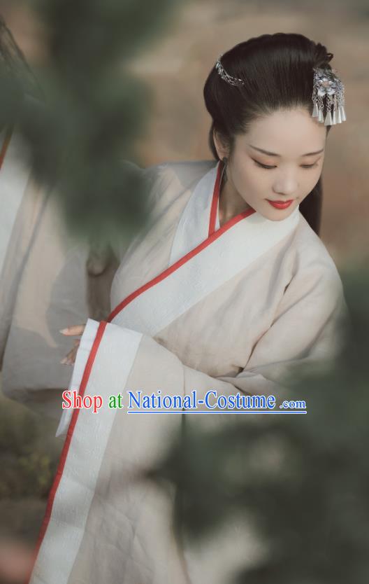 China Ancient Palace Lady Clothing Han Dynasty Imperial Consort Hanfu Dress Traditional Court Beauty Historical Costume