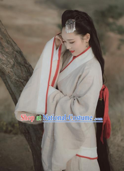 China Ancient Palace Lady Clothing Han Dynasty Imperial Consort Hanfu Dress Traditional Court Beauty Historical Costume