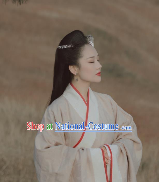 China Ancient Palace Lady Clothing Han Dynasty Imperial Consort Hanfu Dress Traditional Court Beauty Historical Costume