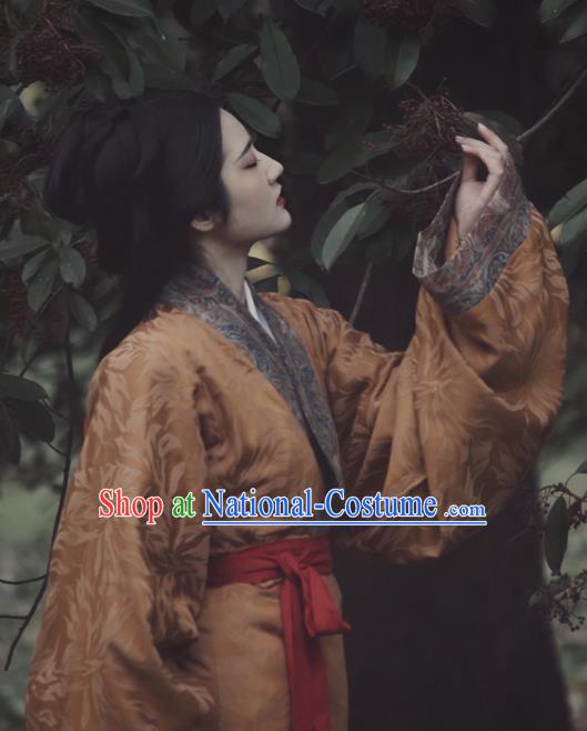 China Han Dynasty Princess Hanfu Dress Traditional Court Dance Historical Costumes Ancient Palace Lady Garment Clothing