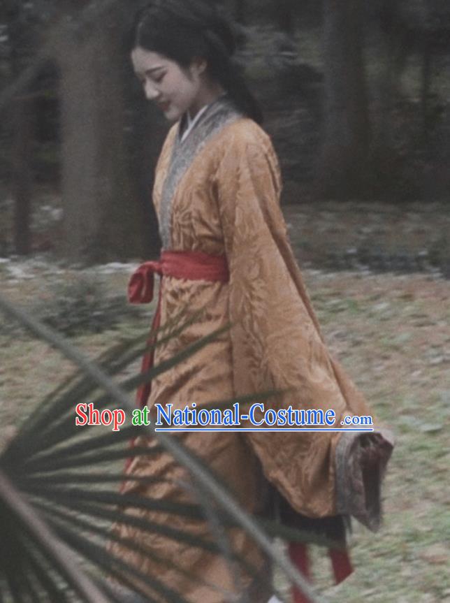 China Han Dynasty Princess Hanfu Dress Traditional Court Dance Historical Costumes Ancient Palace Lady Garment Clothing