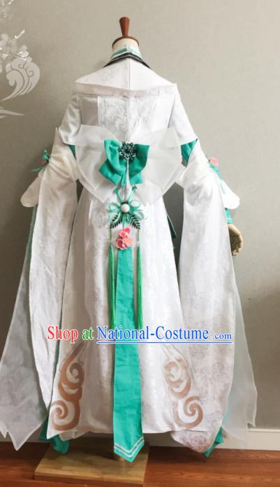 Professional Cosplay Swordswoman Garment Costumes Ancient Young Lady Dress Outfits Traditional JX Online Female Warrior Clothing