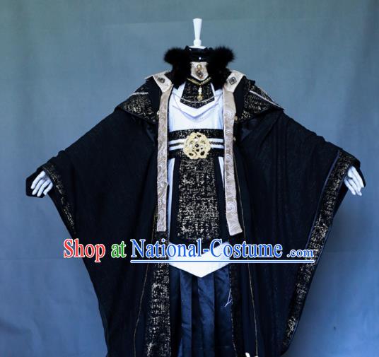 Chinese Traditional Puppet Show Swordsman Garment Costumes Cosplay Noble Prince Clothing Ancient Chivalrous Childe Uniforms