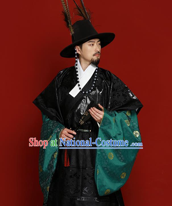 China Ming Dynasty Emperor Garment Costumes Traditional Historical Clothing Ancient Hanfu Apparels for Men