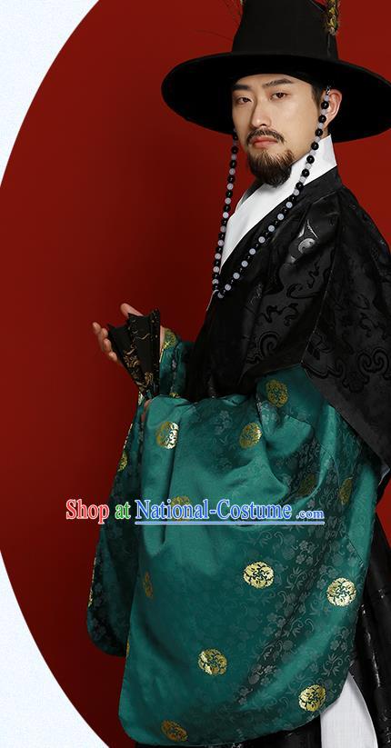 China Ming Dynasty Emperor Garment Costumes Traditional Historical Clothing Ancient Hanfu Apparels for Men