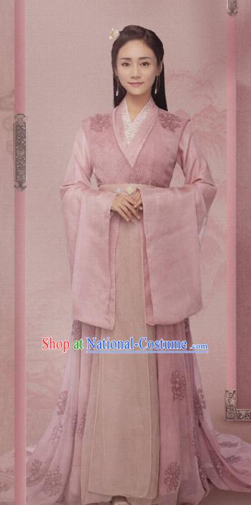 China Drama The Rebel Princess Su Jin Er Replica Costumes Southern and Northern Dynasties Clothing Ancient Palace Lady Hanfu Dress