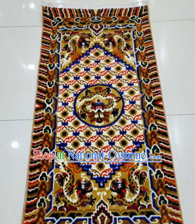 Tibetan Five Dragons Rug Chinese Handmade Rug