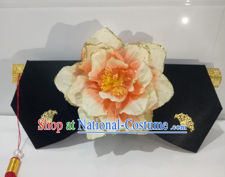 China Ancient Court Maid Hair Accessories Traditional Qing Dynasty Headdress TV Series My Fair Princess Jin Suo Giant Wing Headpiece