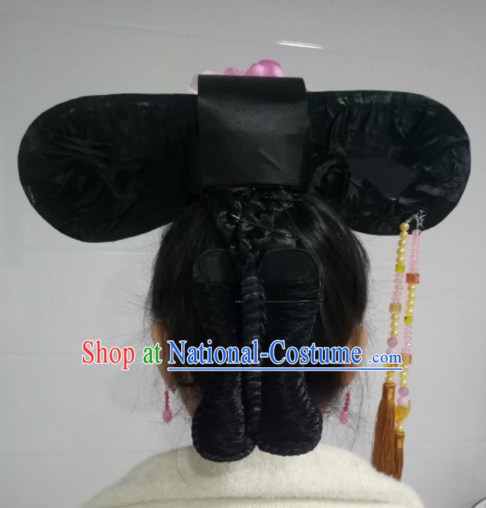 China TV Series My Fair Princess Qing Er Headpiece Ancient Infanta Hair Accessories Traditional Qing Dynasty Headdress