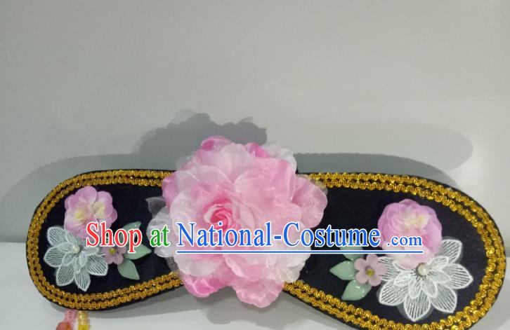 China TV Series My Fair Princess Qing Er Headpiece Ancient Infanta Hair Accessories Traditional Qing Dynasty Headdress