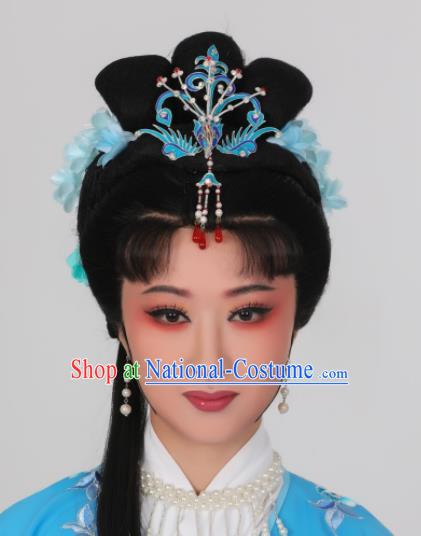 Chinese Huangmei Opera Princess Phoenix Hairpin Beijing Opera Hair Crown Traditional Opera Diva Headpiece