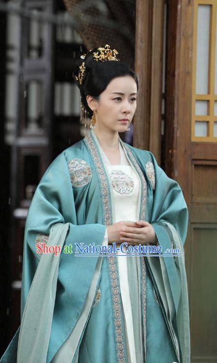 Chinese Noble Countess Clothing TV Series Sword Snow Stride Replica Garments Ancient Court Woman Dress Costumes