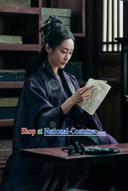 Chinese Ancient Swordswoman Replica Costumes Kung Fu Master Clothing Wuxia TV Series Sword Snow Stride Female Warrior Garments