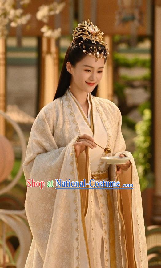 Chinese Qie Shi Tian Xia Hua Chun Ran Replica Costume Wuxia TV Series Clothing Ancient Princess Dress Garments