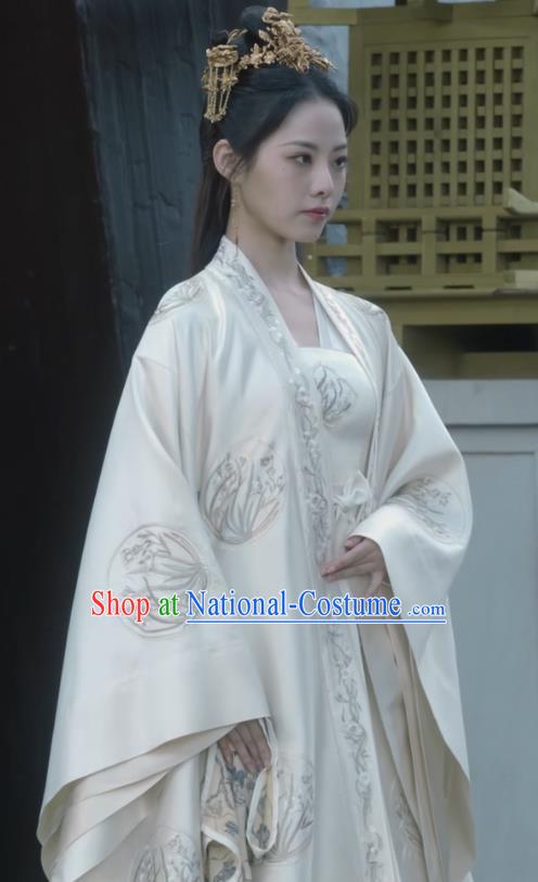 Wuxia TV Series Sword Snow Stride Swordsman Garment Chinese Ancient Princess Dress Clothing Royal Infanta Replica Costumes