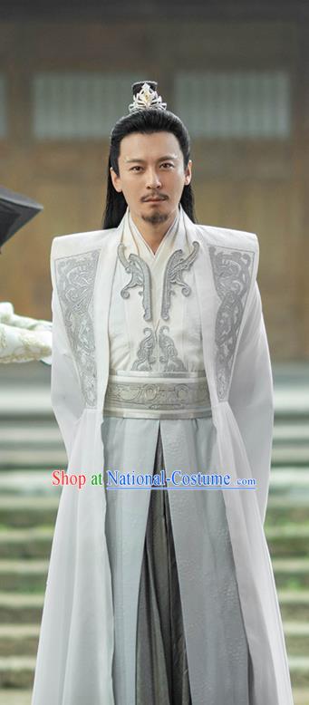 Xian Xia TV Series Immortal Master Apparel  The Blue Whisper Ning Qing Garment Costumes Chinese Ancient Swordsman Clothing