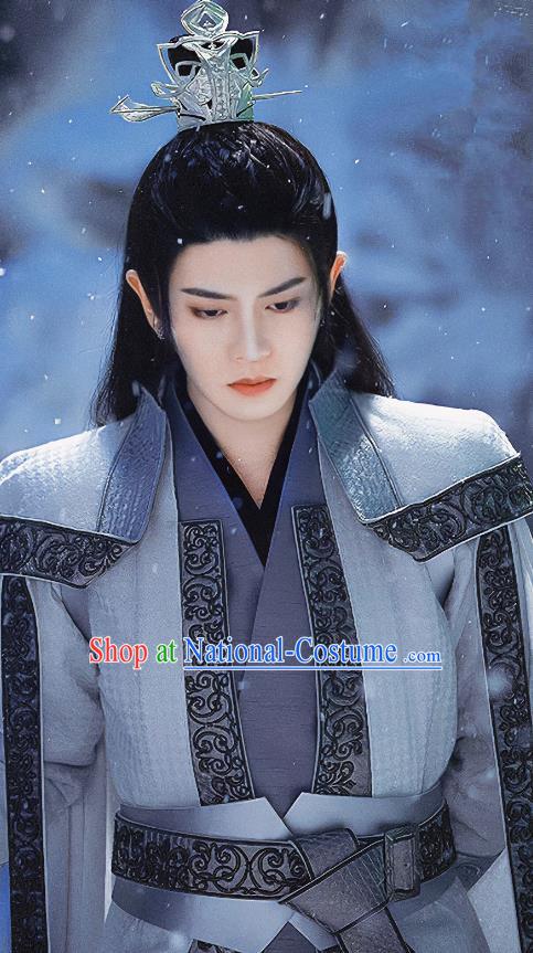 Xian Xia TV Series General Apparel The Blue Whisper Childe Chang Yi Garment Costumes Chinese Ancient Swordsman Clothing