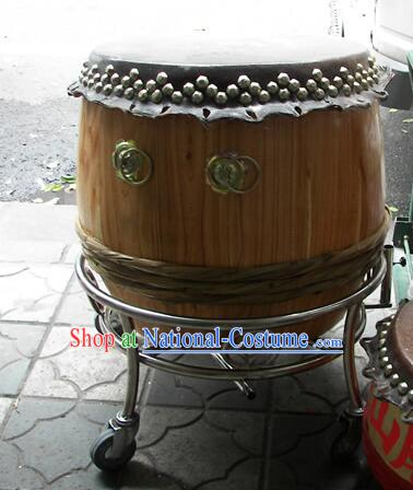 Top Dragon Dance Lion Dance Drum and Drum Cart Complete Set