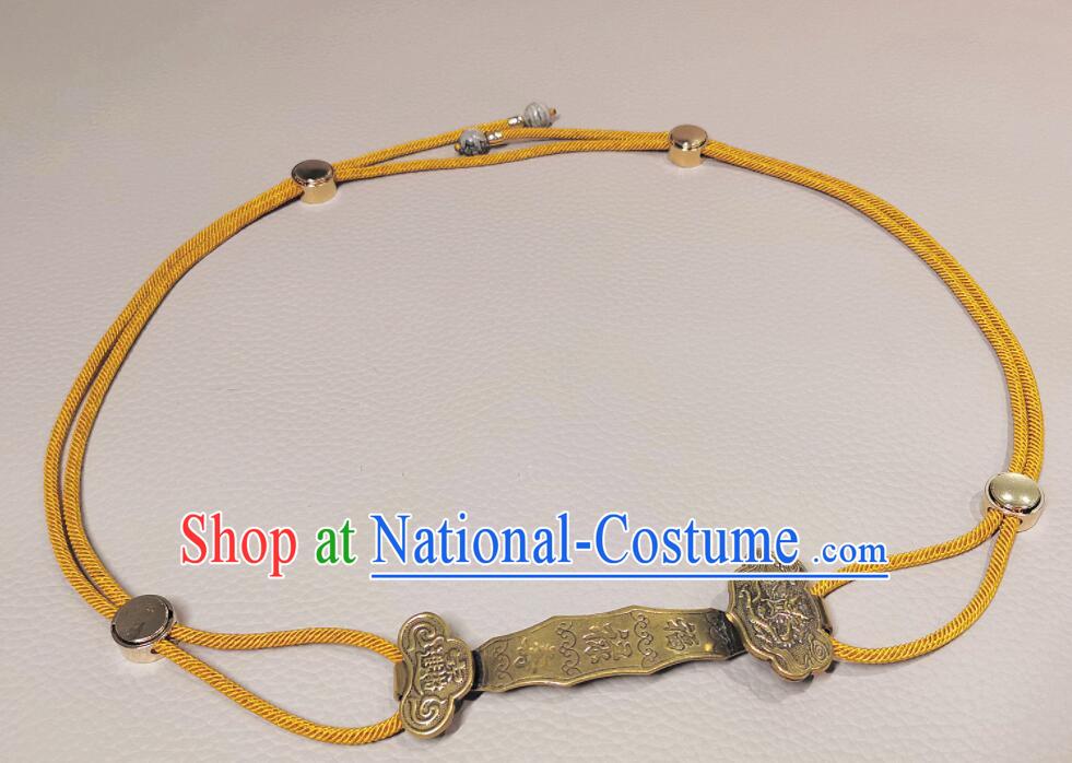 Chinese Cloak Hook Belt Clasp Top Handmade Metal Button Accessoriy