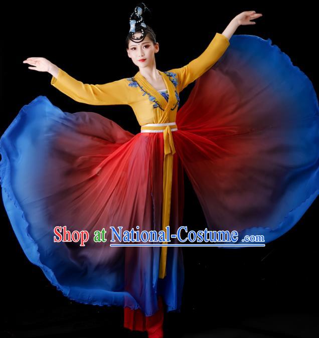 Chinese Classical Dance Costume Han Tang Dance Dress Dancing Competition Clothing Woman Solo Dance Fashion