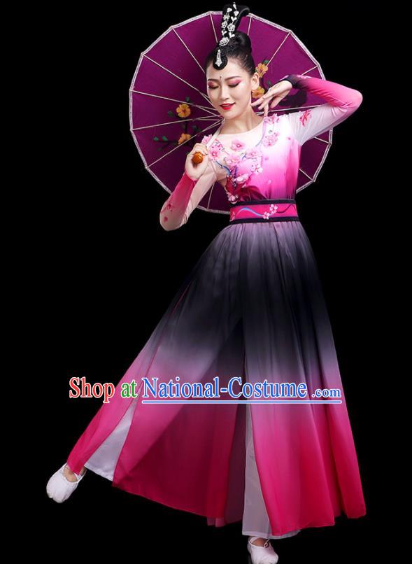 Chinese Umbrella Dance Clothing Women Group Dance Outfit Classical Dance Costume Fan Dance Dress