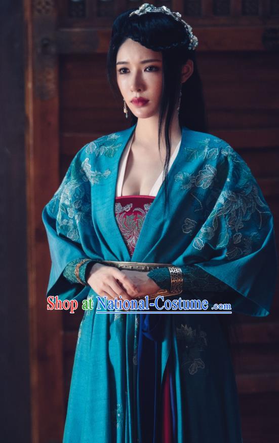 Chinese Wu Xia Series Word Of Honor Liu Qianqiao Dresses Ancient Swordswoman Garment Costumes Traditional Beauty Ghost Clothing