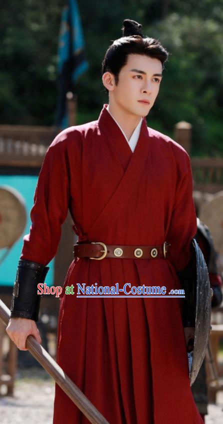 Chinese Traditional Hanfu Clothing Ancient Imperial Bodyguard Garments Romance Series Rebirth For You Li Qian Replica Costumes