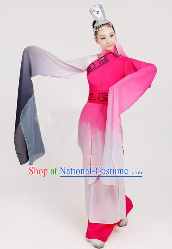 China Classical Dance Clothing Water Sleeve Mengenta Dance Costume Umbrella Dance Dress Outfits