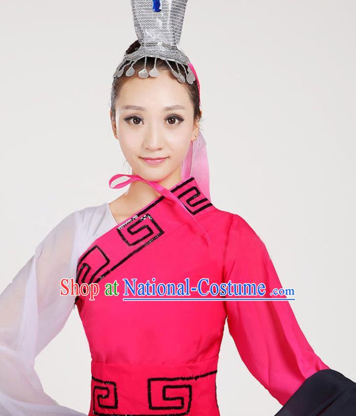 China Classical Dance Clothing Water Sleeve Mengenta Dance Costume Umbrella Dance Dress Outfits