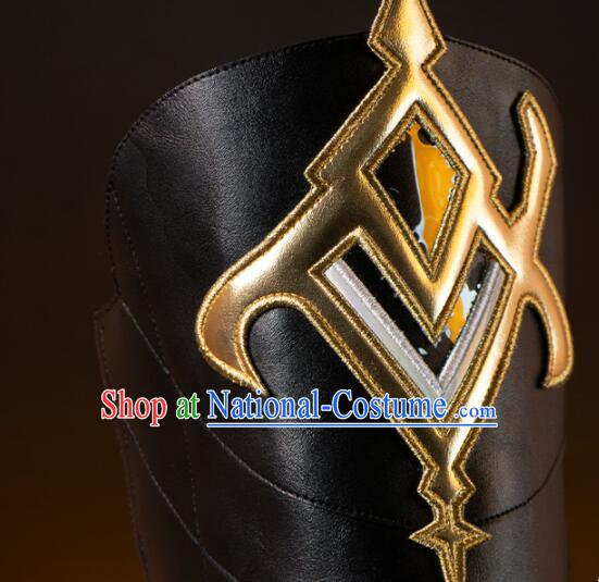 Chinese Cosplay Boots Handmade Swordsman Shoes Black Boots