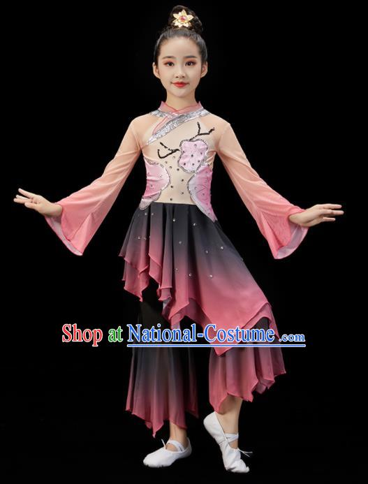 Chinese Children Dance Uniform Stage Performance Garment Costumes Classical Dance Dress Traditional Lotus Dance Clothing