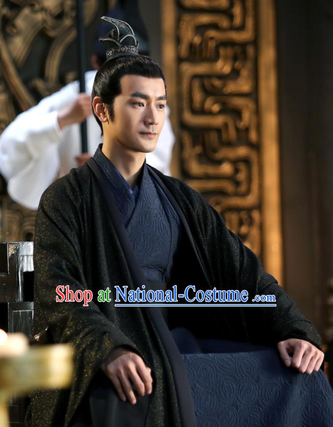 Chinese Ancient Royal Prince Clothing Traditional Swordsman Garments Wuxia TV Series The Wolf Chu Yougui Costumes