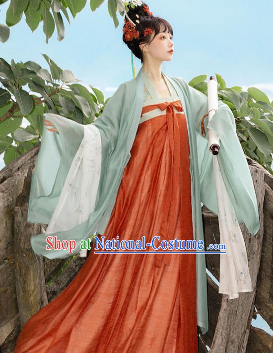 Chinese Traditional Hanfu Dress Tang Dynasty Princess Garment Costumes Ancient Noble Woman Clothing