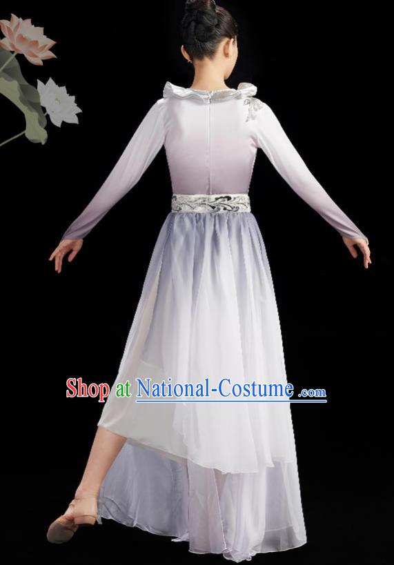 China Classical Dance Clothing Women Group Dance Dress Umbrella Dance Costume