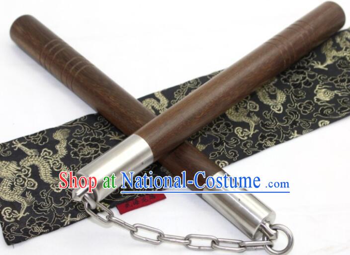 Chinese Martial Arts Nunchaku Kung Fu Nunchaka Top Sandalwood Nunchakus