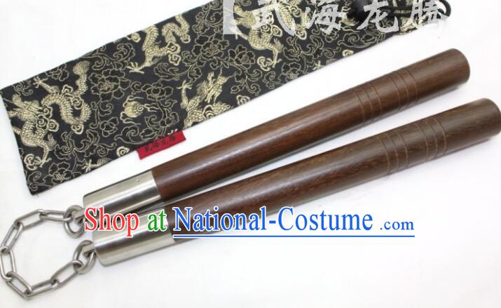 Chinese Martial Arts Nunchaku Kung Fu Nunchaka Top Sandalwood Nunchakus