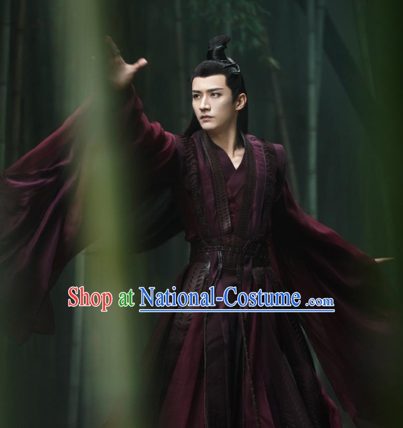 Chinese Drama TV Ancient Love Poetry Tian Qi Costumes Ancient True Immortal Clothing Xianxia Series Swordsman Garments