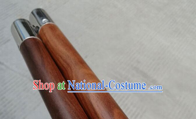 Chinese Martial Arts Nunchaku Kung Fu Nunchaka Top Iron Wood Nunchakus