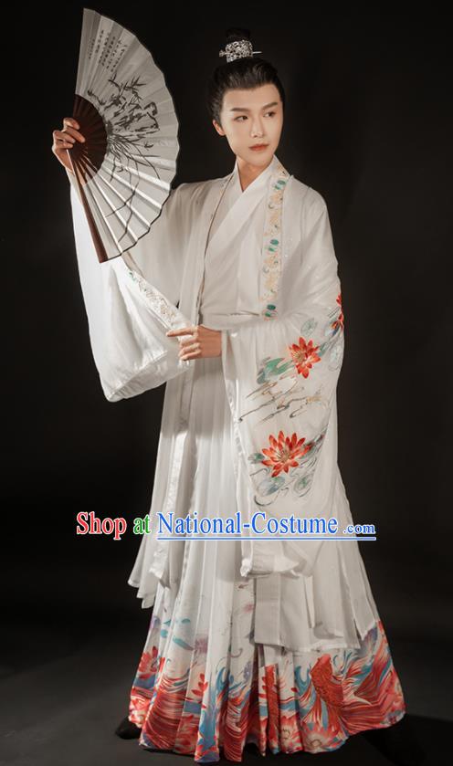 Chinese Ancient Royal Prince Hanfu Clothing Ming Dynasty Noble Childe Historical Costumes