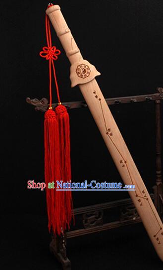 Handmade Peach Wood Sword Taoism  Dipper Star Sword