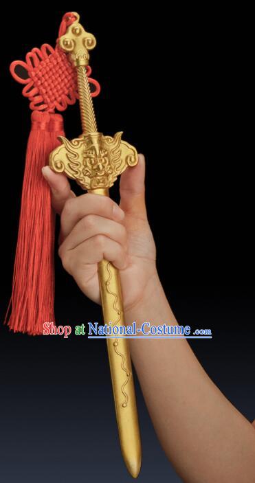 Handmade Brass Sword Traditional Taoism 7 Dipper Star Dagger