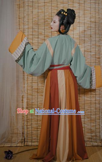 Chinese Traditional Historical Costumes Jin Dynasty Court Woman Clothing Ancient Imperial Consort Hanfu Dress