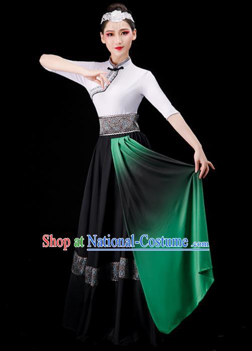 Chinese Stage Performance Dress Mongolian Dance Costume Ethnic Dance Clothing