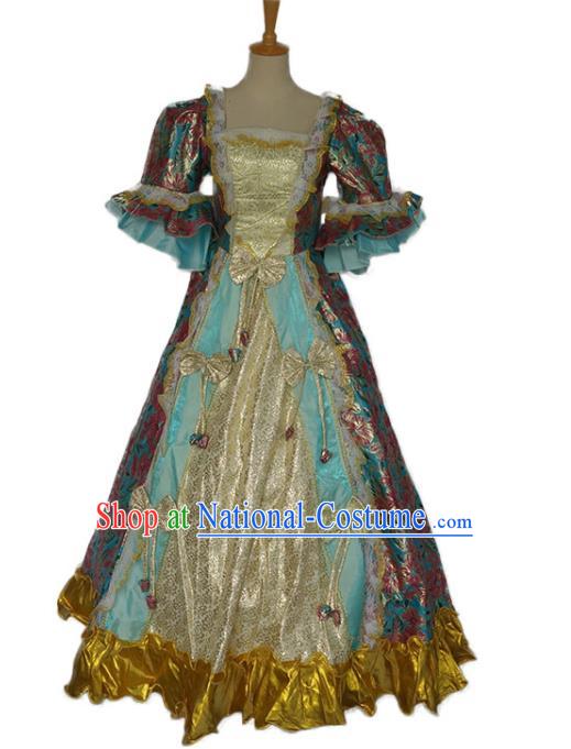 Western Traditional Clothing Medieval European Princess Dress Costume